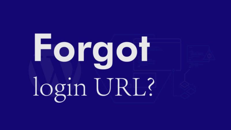 Forgot-Login-URL-WordPress